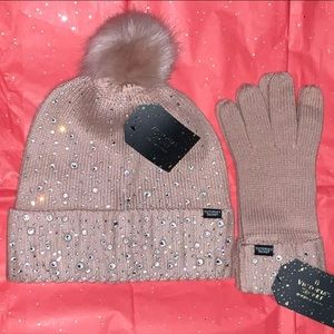 Beanie and gloves set